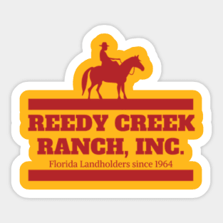 Reedy Creek Ranch, Inc. Sticker